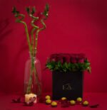 Pure Love luxury red roses flower box by Flowsent – Valentine’s flower delivery in Cairo and Giza